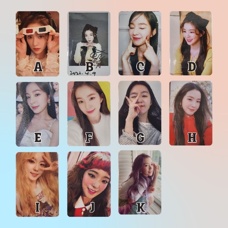 [ONHAND] Red Velvet Irene photocards (queendom birthday tprv kihno bad boy chill kill pob fmr