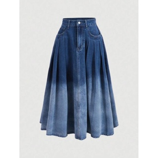 Ruffle Trim Knot Side Wrap Skirt