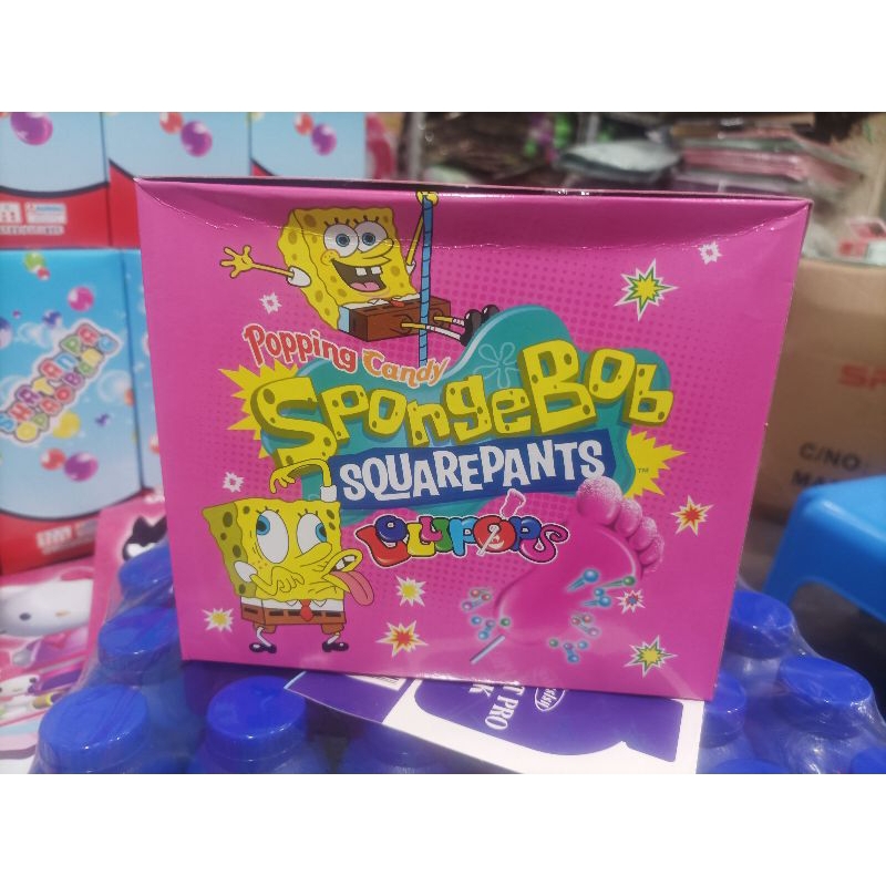 SpongeBob Squarepants Lollipop + Popping Candy | 20 PCS | | Shopee ...