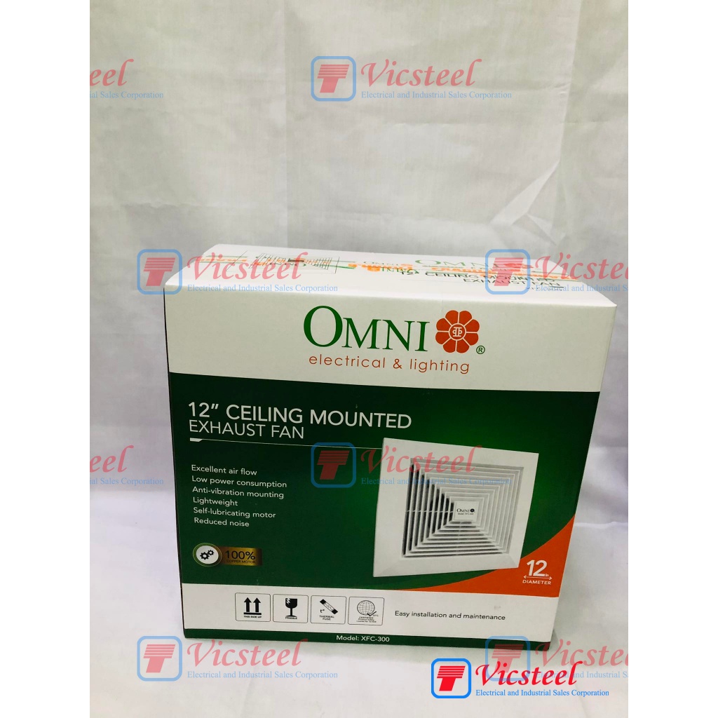 Omni Exhaust Fan Ceiling Mounted 12 inches XFC 300 brand new with box ...