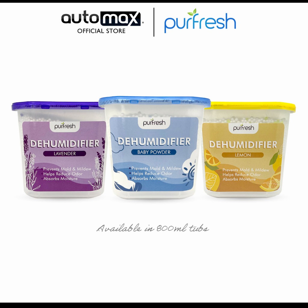 Purfresh Scented Dehumidifier Absorbs Moisture for Room, Closet 800ml