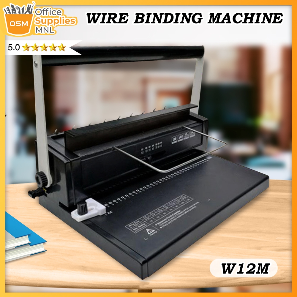 Wire Binding Machine W12M A4 Size Heavy Duty Brand Shopee