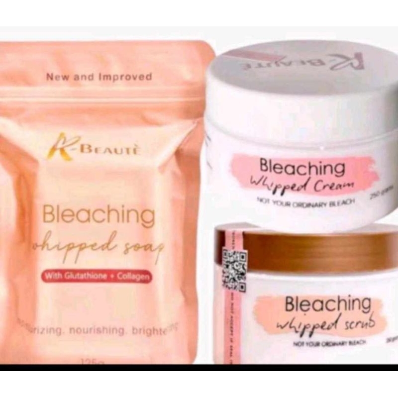 KBeaute Trio set (1pc bleaching whipped soap,1pc bleaching whipped ...