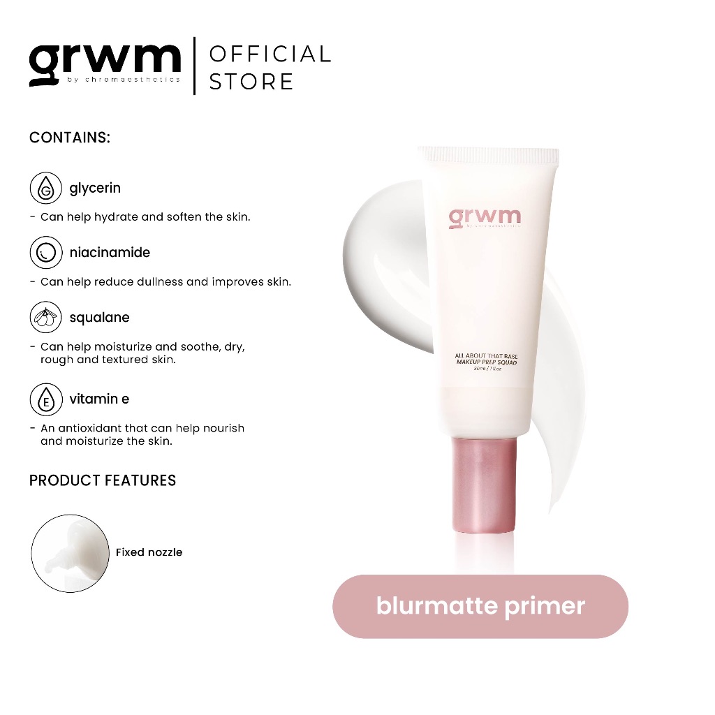 GRWM Cosmetics Makeup Prep Squad (Primer) | Shopee Philippines