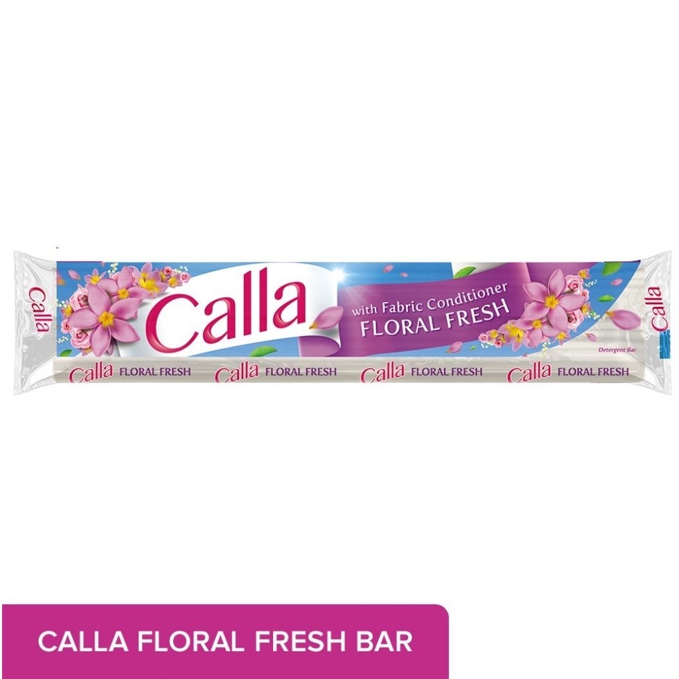 Calla Laundry Detergent Bar Floral Fresh 370g Shopee Philippines