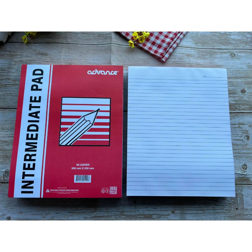 Advance Intermediate Pad 80 Leaves | Shopee Philippines
