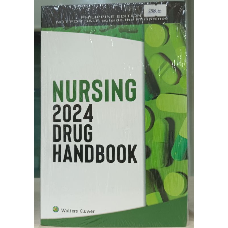NURSING DRUG HANDBOOK 2024 ( BRAND NEW ) REPRINT | Shopee Philippines