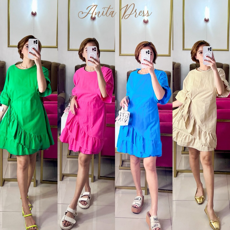 PBC ANITA DRESS (Cotton Linen) | Shopee Philippines