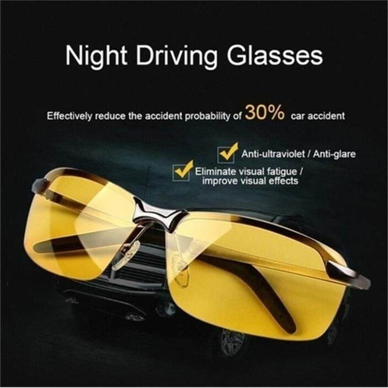 Driving Sunglasses Men Day Night Vision Glasses Polarized Male Change ...