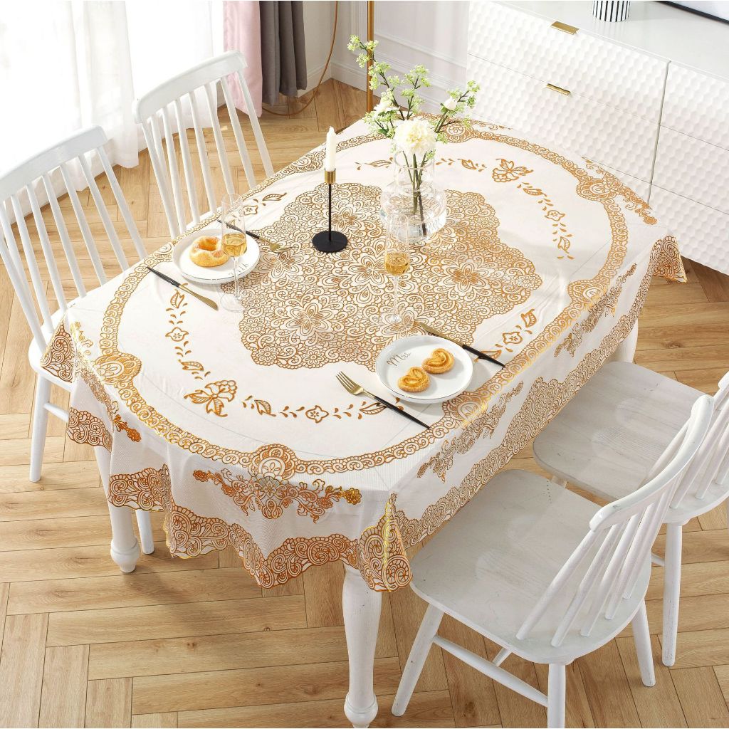 6 seater oval dining deals table cover