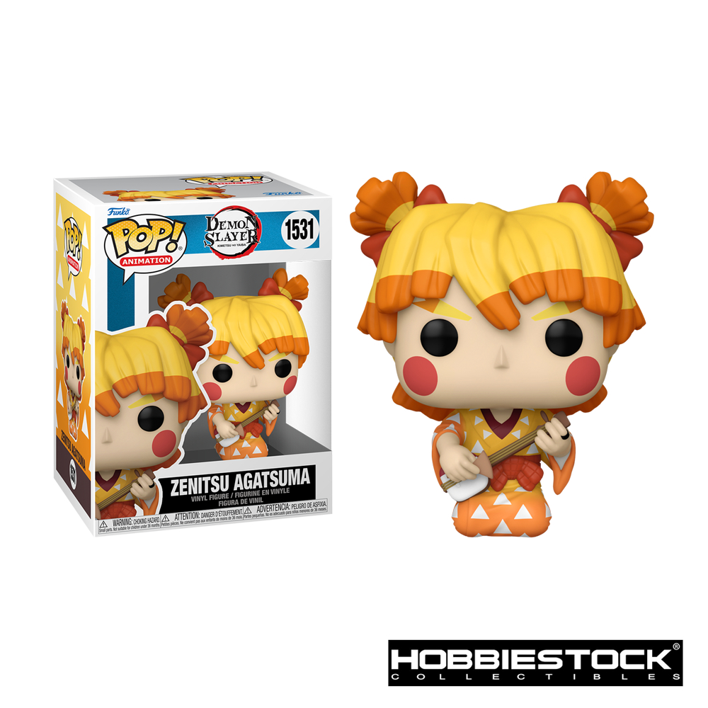 Funko Pop! Animation: Demon Slayer - Zenitsu Agatsuma - Guardianes de la Noche - Exclusiva - Figura de Vinilo Coleccionable - Idea de Regalo - Mercancia Oficial - Anime Fans
