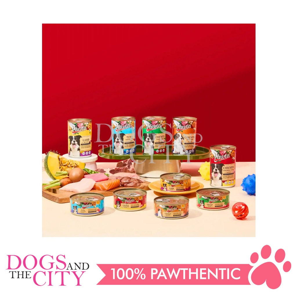 PAWTA Grain Free Canned Wet Dog Food 400g (3 Cans) | Shopee Philippines