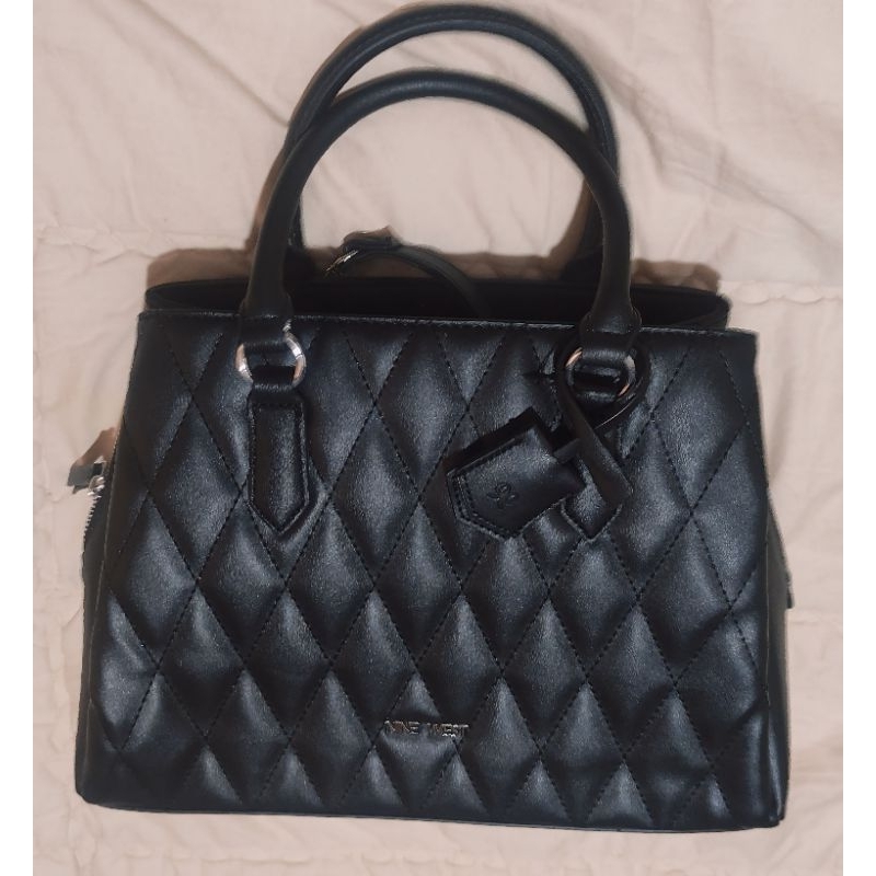 Nine west black sling bag best sale