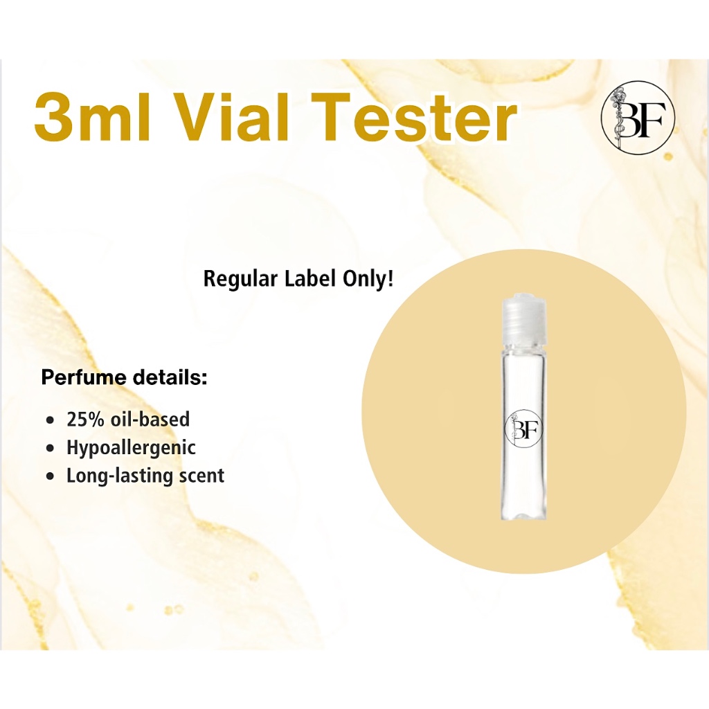 3ml Sample Tester - Regular Label only | Shopee Philippines