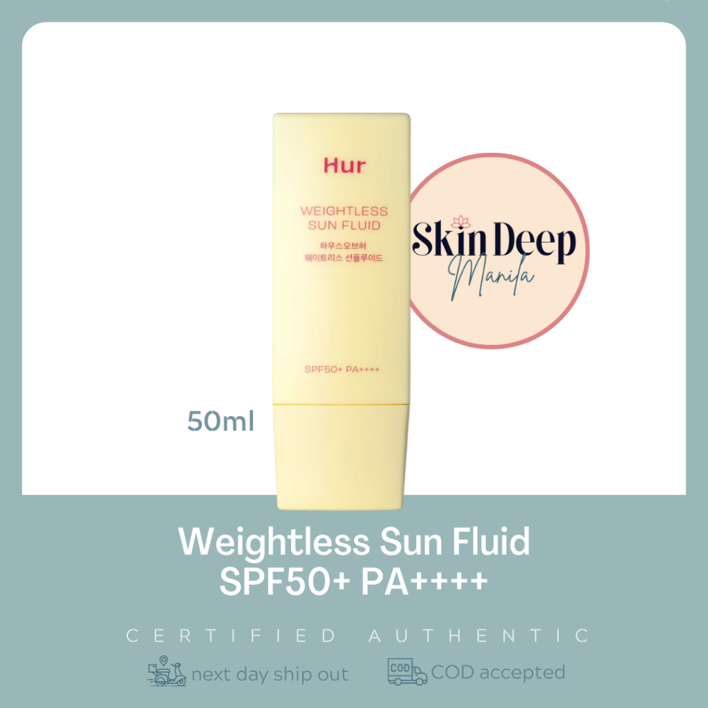 House of Hur Weightless Sun Fluid Sunscreen SPF50+ PA++++ 50ml Shopee Philippines