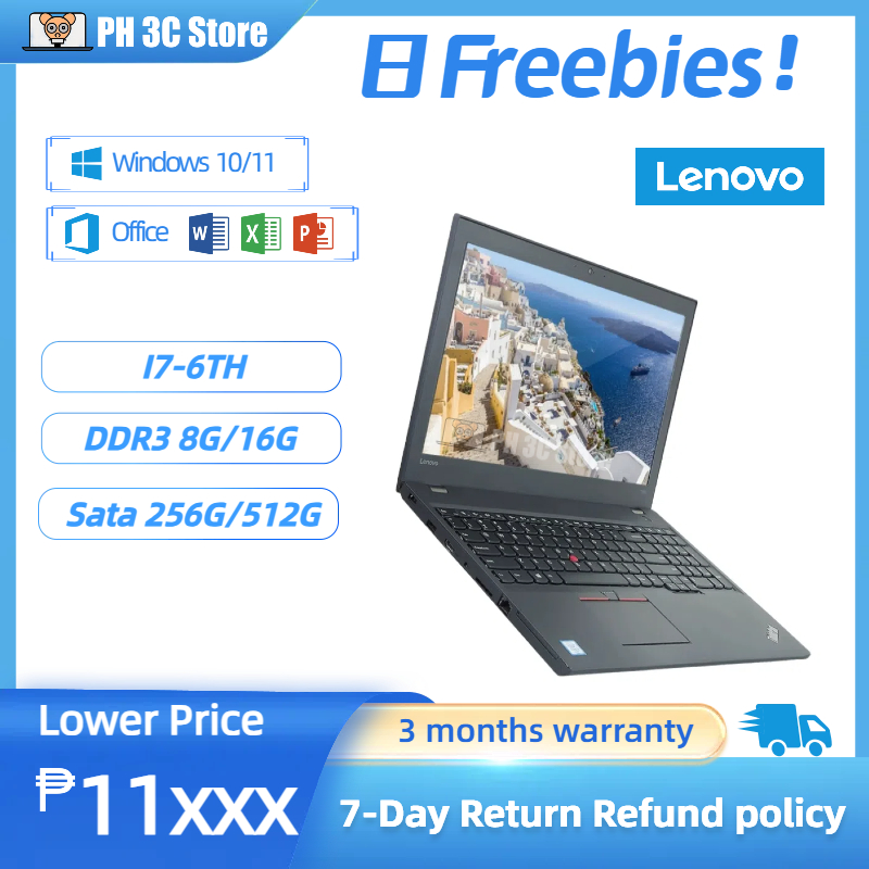 NOTEBOOK STORE SRLS - Lenovo ThinkPad T560 2.6GHz i7-6600U 15.6 8GB 256SSD 1920 x 1080pixels 4G Black - notebooks (i7-6600U, Touchpad, Windows 10 Professional