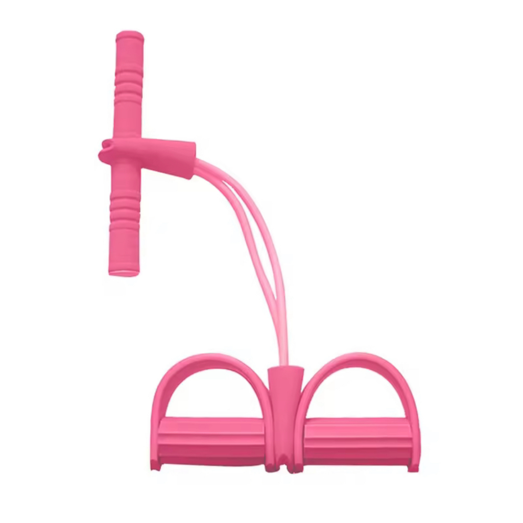 YUSSY 4 Resistance Elastic Pull Ropes Exerciser Rower Belly Resistance ...