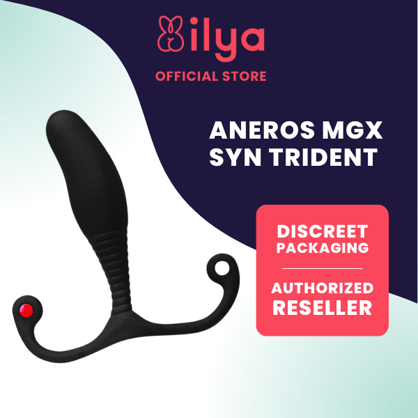 Aneros Special Edition Mgx Syn Trident Series Prostate Stimulator - Blue