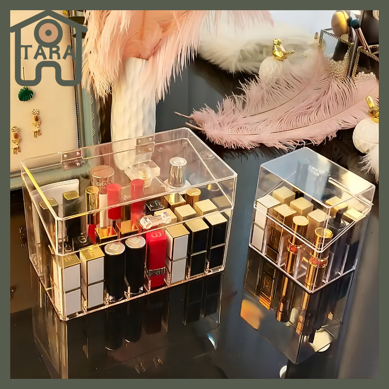 Lipstick Organizer Make Up Storage Acrylic Holder Lipstick Rack With ...