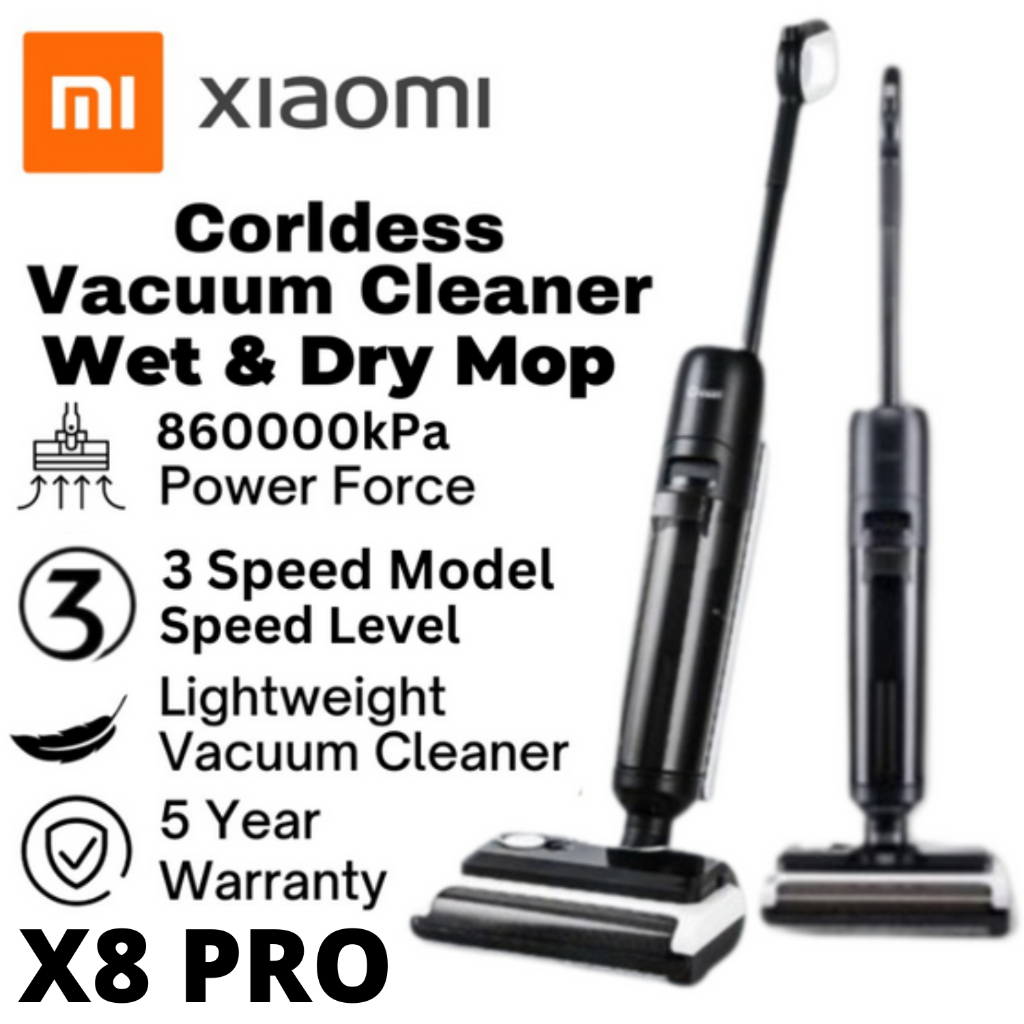 Xiaomi X8 Pro Smart Cordless Wet & Dry 2in1 Vacuum Cleaner Mop Vacuum