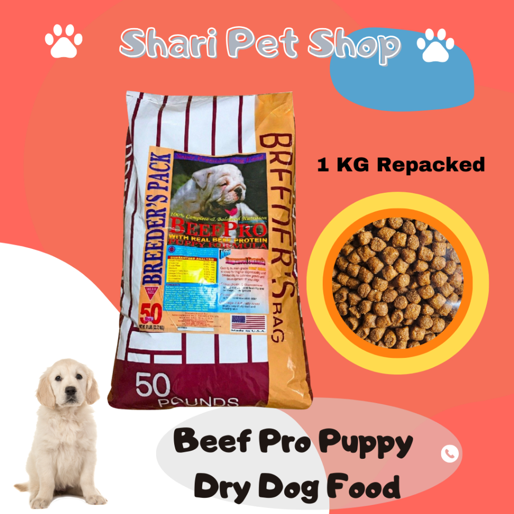 Beef Pro Puppy Dry Dog Food (REPACKED) 1KG Shopee Philippines