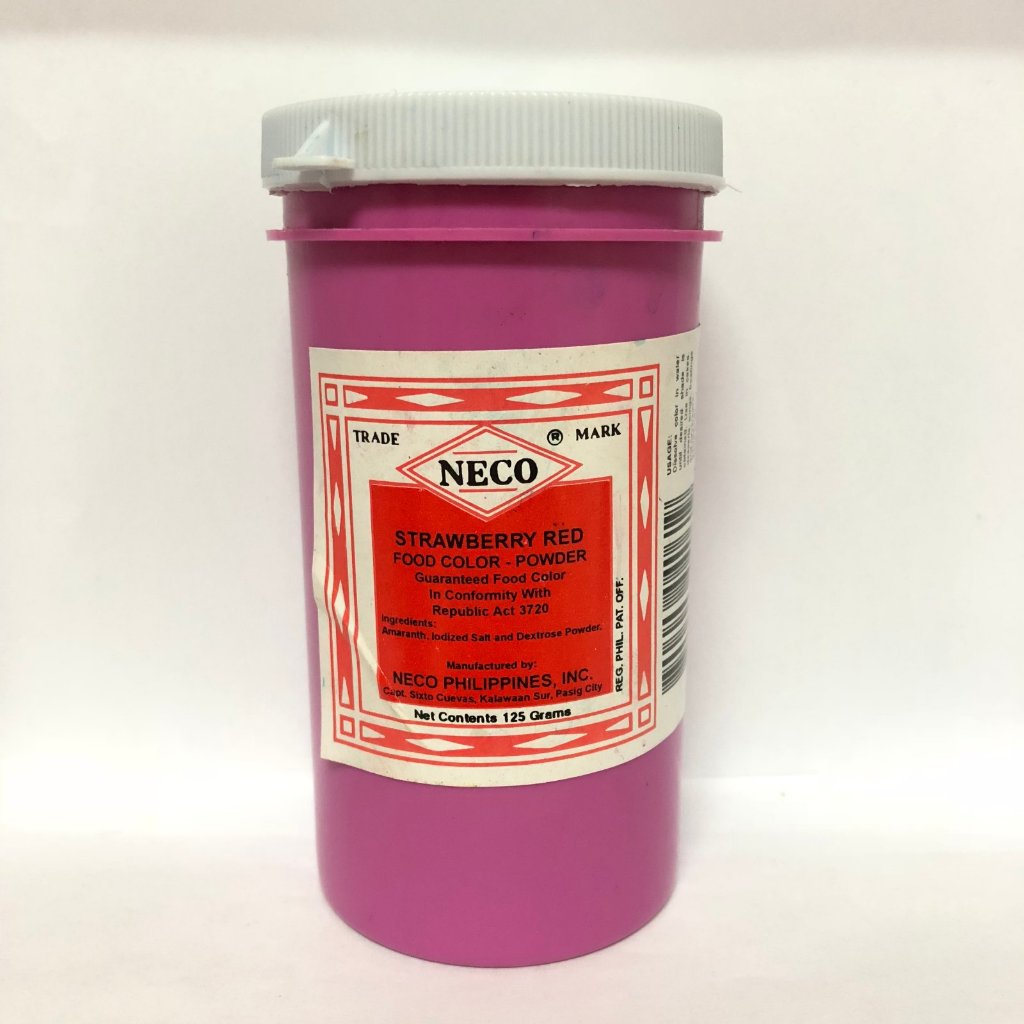 NECO FOOD POWDER COLOR 125 GRAMS ( STRAWBERRY RED ) Shopee Philippines