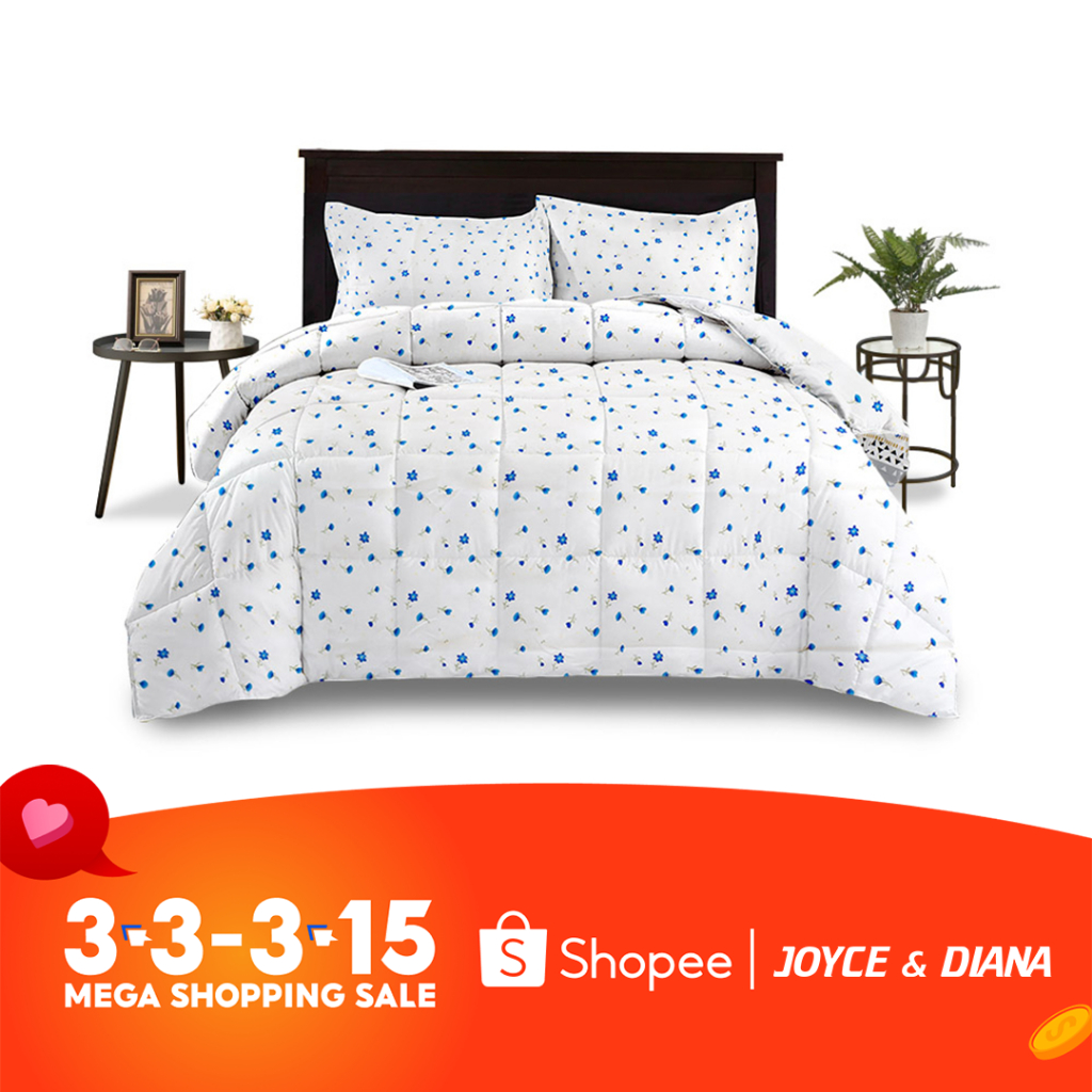 [4in1 Premium Comforter Blanket Set] Joyce & Diana 4in1 Comforter Set