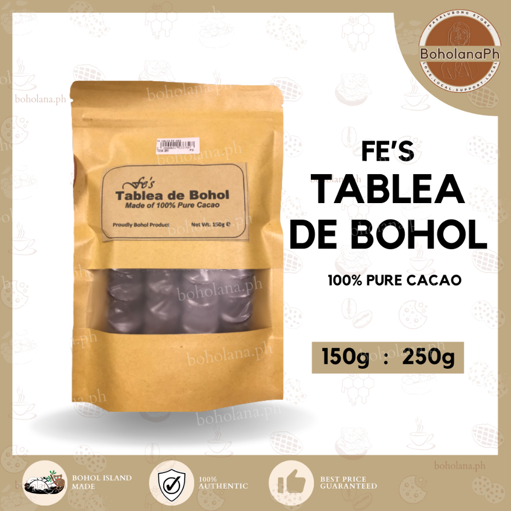 Fes Tablea Bohol Made Of 100 Pure Cacao Beans150 Grams Shopee