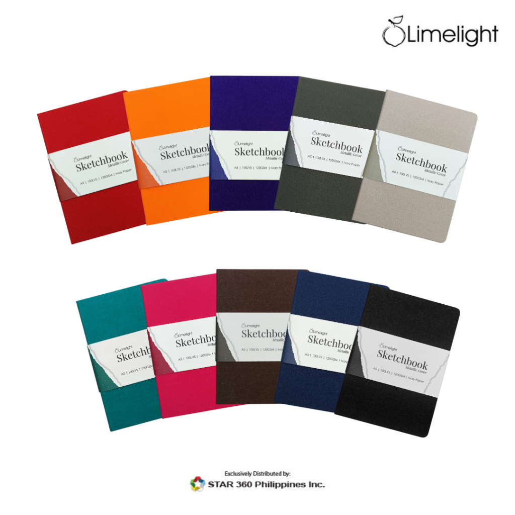 Limelight A5 Hardbound Sketchbook (Metallic) Shopee Philippines