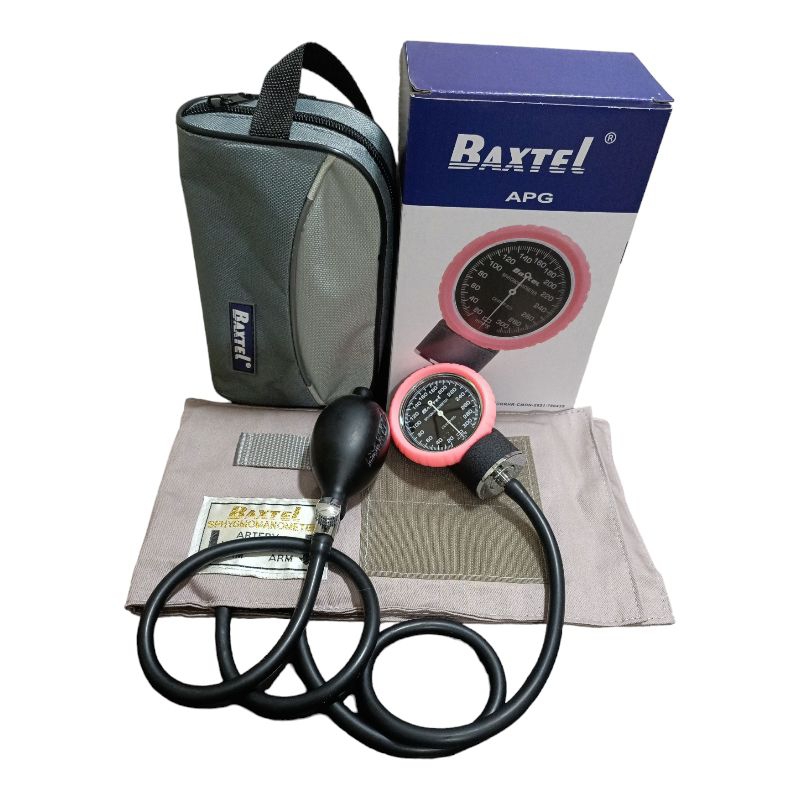 Baxtel APG Aneroid Sphygmomanometer Blood Pressure Monitor With Colored 