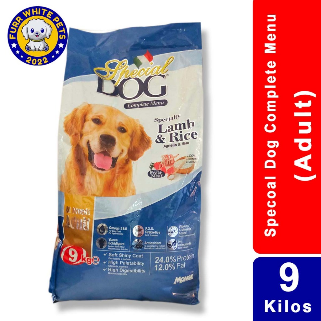 Special Dog Adult 9 Kilos 1 Sack By Furrwhitepets