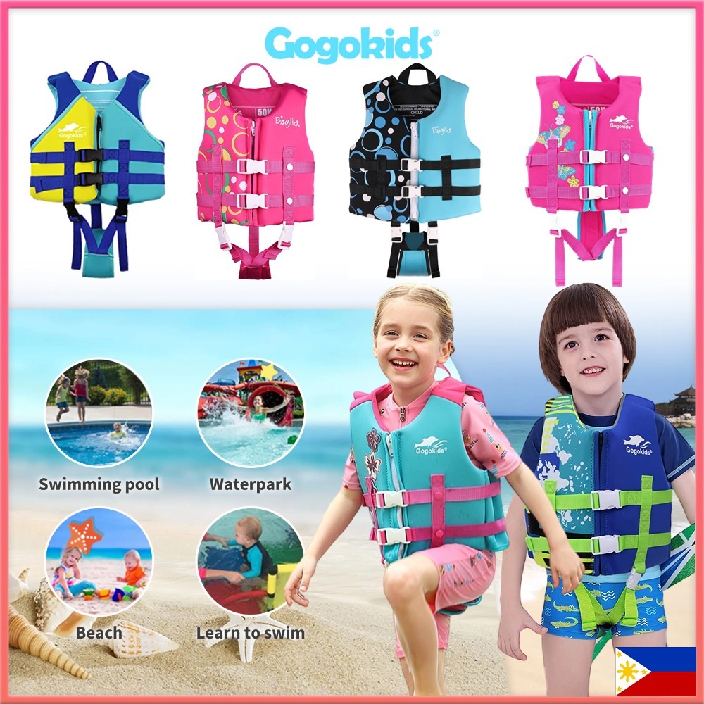 Local stock 8-30 kg Kids Life Jacket Kids Swim Vest Pool Float with ...