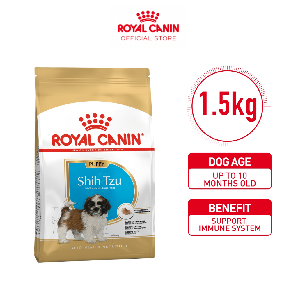 Royal Canin Shih Tzu Puppy 1.5kg Dry Dog Food Breed Health Nutrition Shopee Philippines