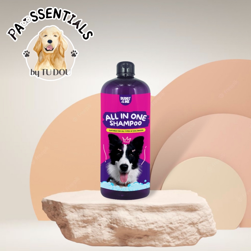 PAWSSENTIALS by TUDOU Premium All in One Dog Shampoo 1L Natural Healthy ...