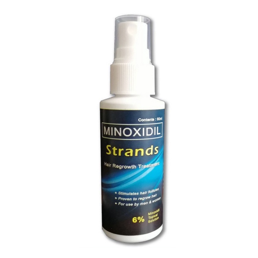 Minoxidil Strands 6% Minoxidil Topical Solution (60ml per bottle) Hair ...