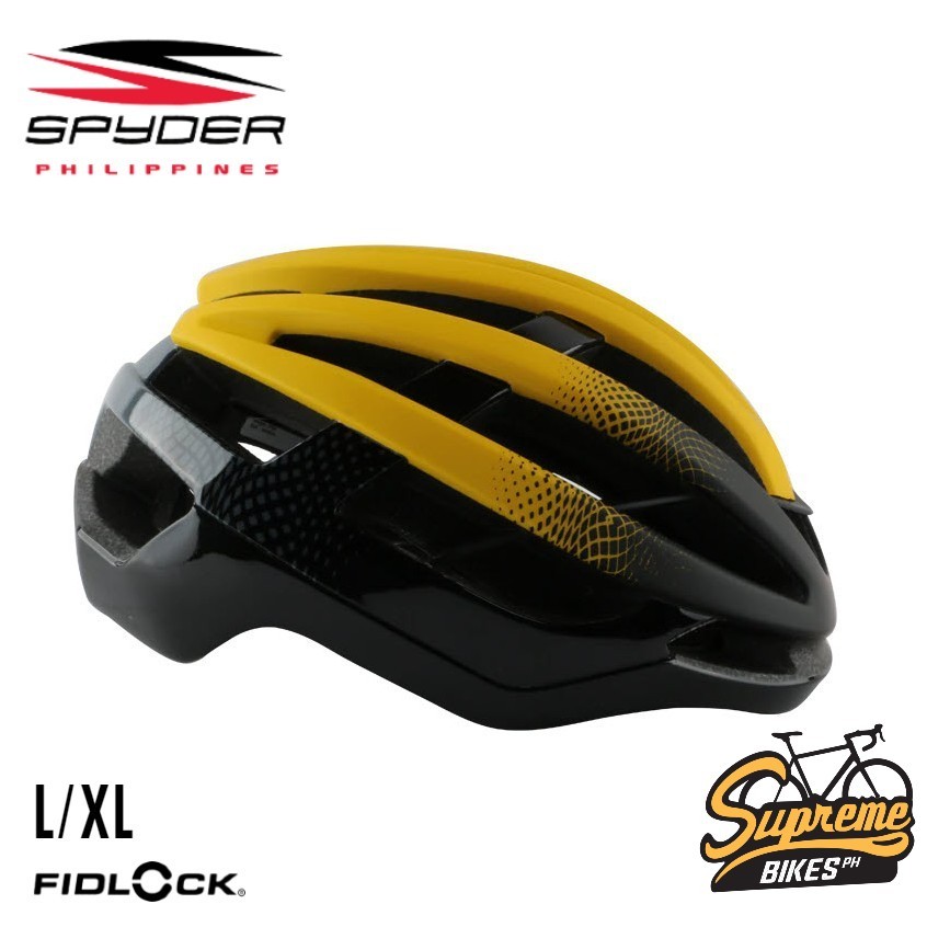 Spyder CARVE Road Bike Helmet with FIDLOCK Aero and Lightweight Gloss White Silver Shopee Philippines