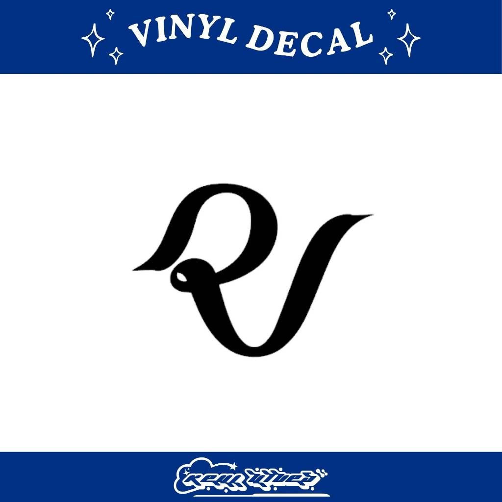 Red Velvet logo vinyl decals brand laptop tumbler sticker | Shopee ...
