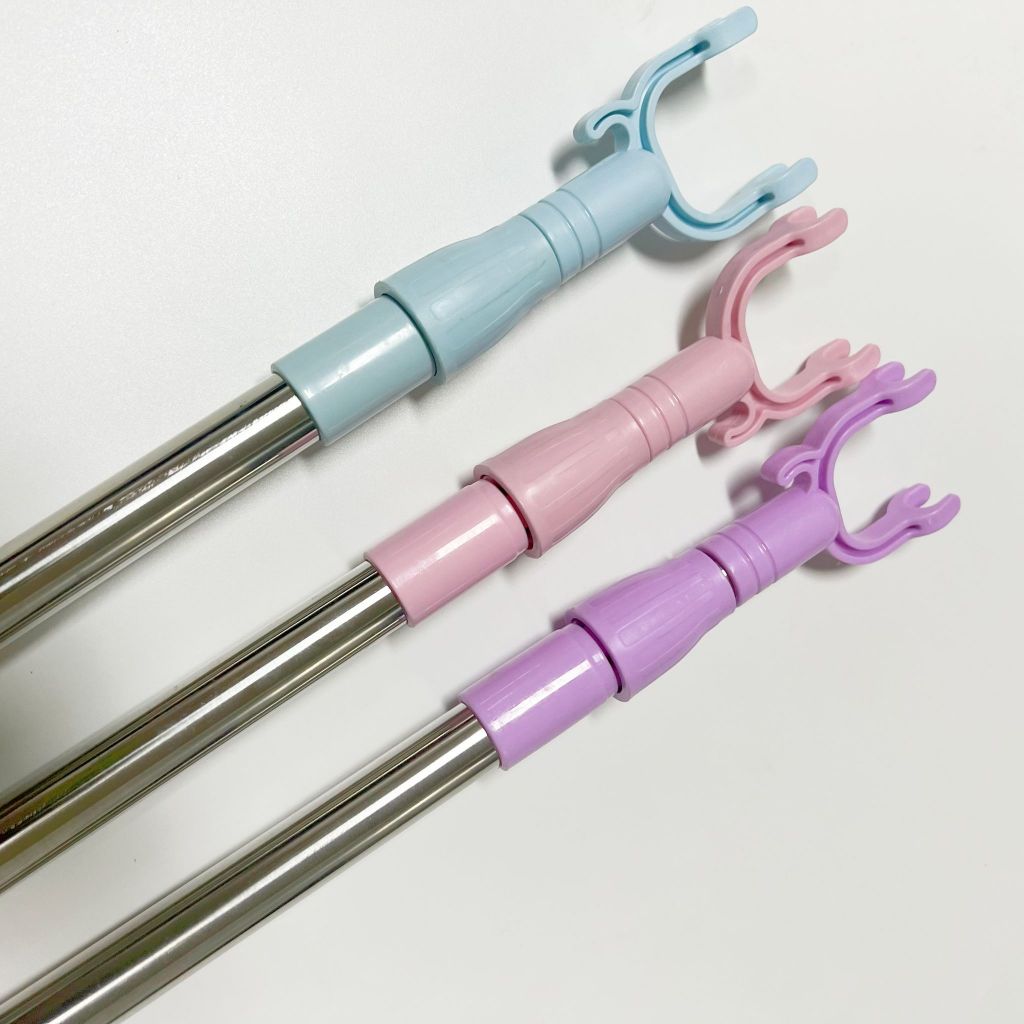 MT Macaron Color Clothes Rail Balcony Pick Clothes Rail Dormitory ...