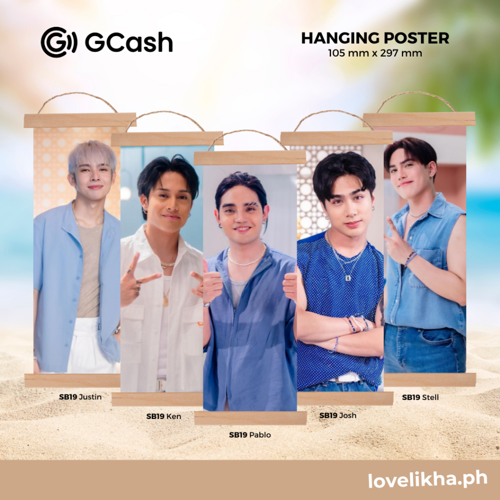 SB19 'GCash Summer' Hanging Poster - P-pop Gift Ideas Giveaways ...