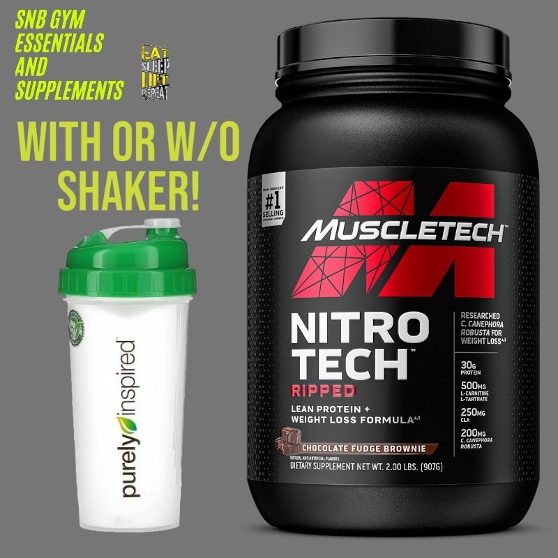 Muscletech Nitrotech Ripped 2lbs | Shopee Philippines