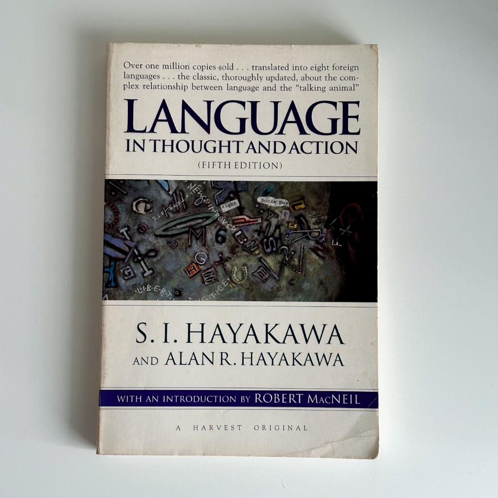 Language and Thought in Action by S.I. Hayakawa (Paperback) | Shopee ...