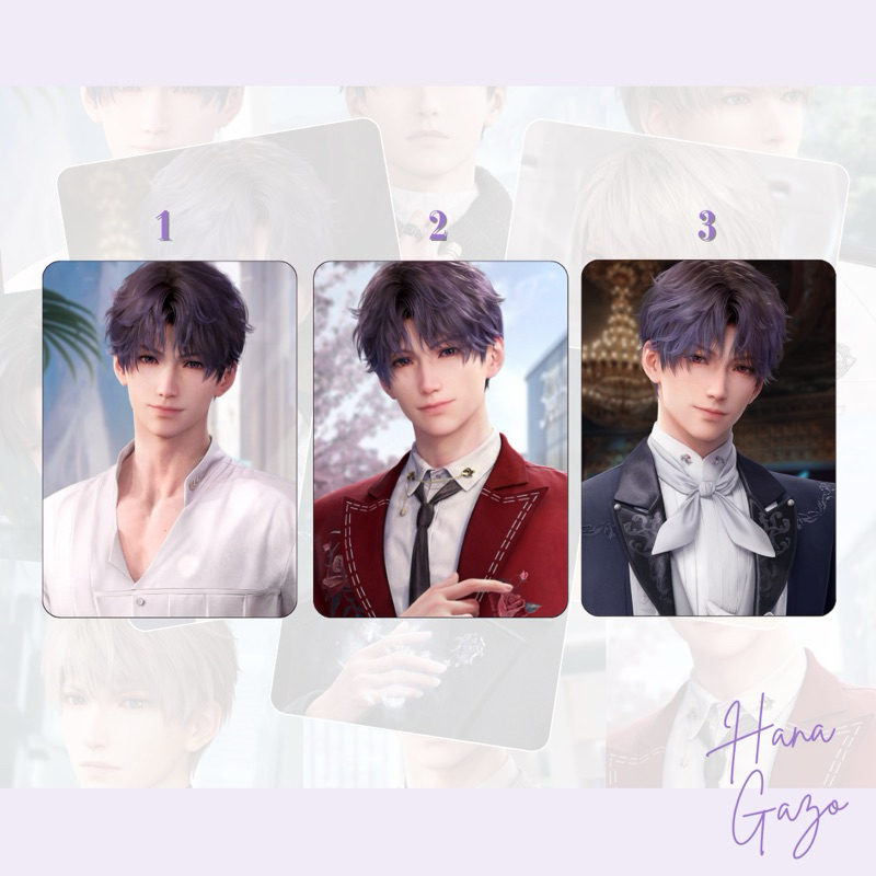 Love And Deepspace Anecdotes Rafayel Zayne Xavier Laminated Photocards ...