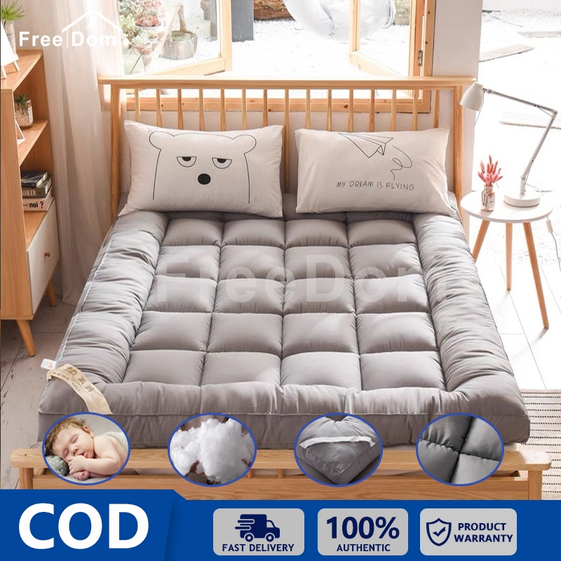 Thicken Velvet Mattress Foldable Single/Twin/Double/Queen/King Tatami ...