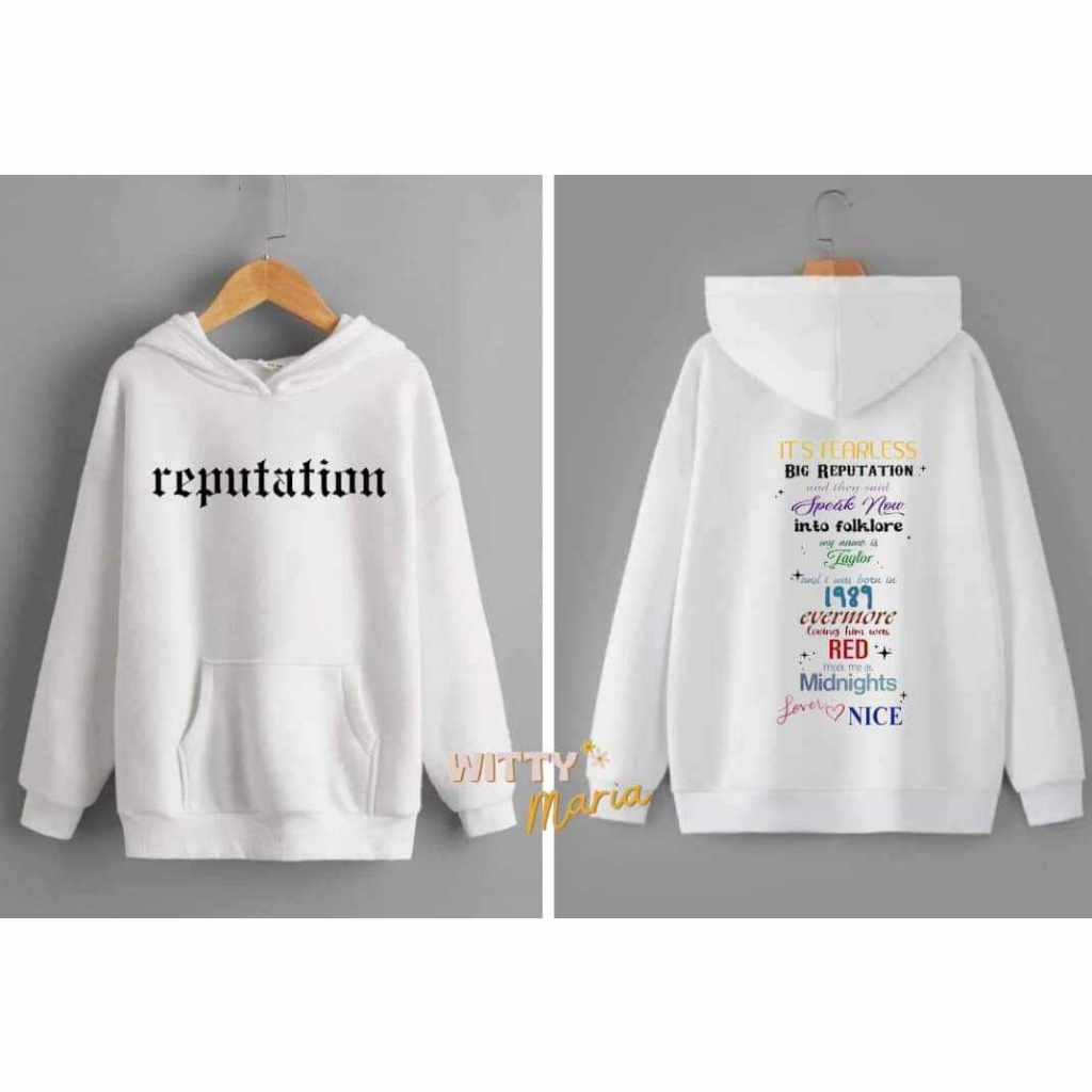 Witty Maria - Taylor Swift - Reputation Hoodie Jacket | Shopee Philippines