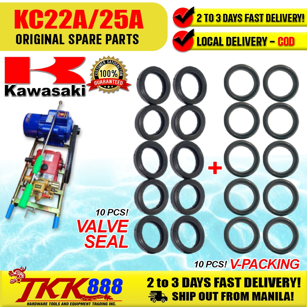 Repair Kit 20pcs V Packing and Valve Seal Rubber Gasket for Kawasaki ...