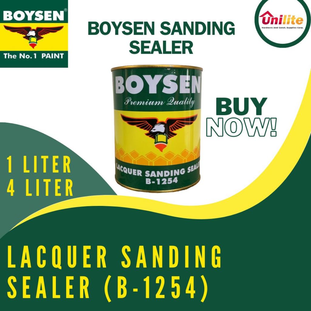 BOYSEN LACQUER SANDING SEALER | Shopee Philippines