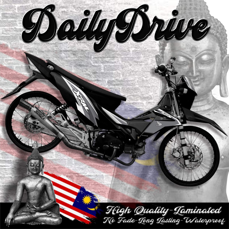 Honda XRM stock Decals Shopee Philippines