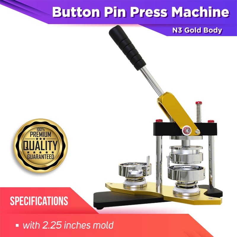 QUAFF Button Press W/Mold 2.25 Inch (For China Button Pin Only ...