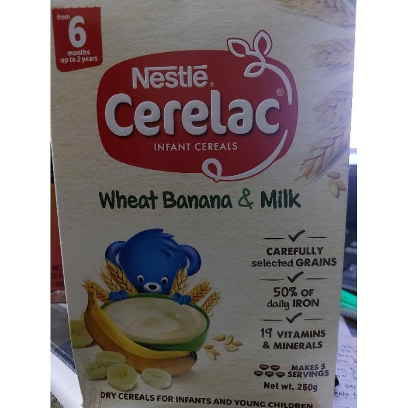 Cerelac Wheat Banana and Milk 250g | Shopee Philippines