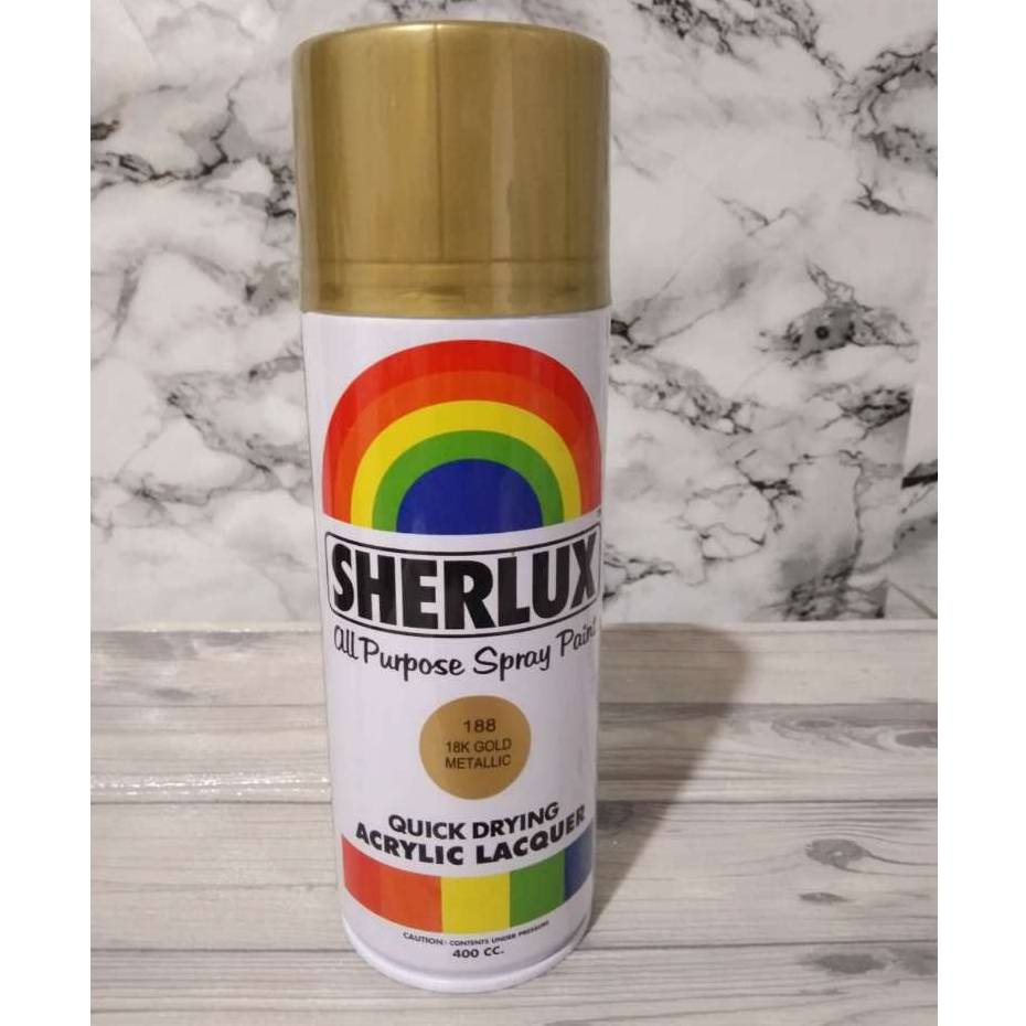 original SHERLUX ALL purpose spray paint 400cc | Shopee Philippines